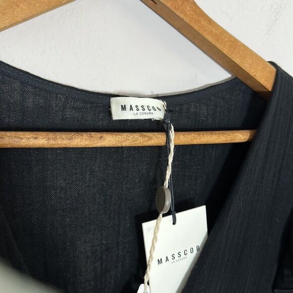 NWT!!  MASSCOB Gardiner ruffle-trimmed dress size L - Picture 12 of 15